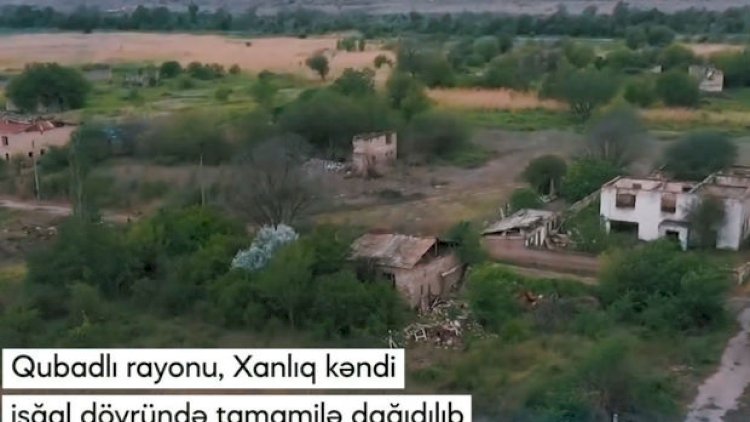    Qubadlının Xanlıq kəndinin gələcək gorüntüsü - Video   