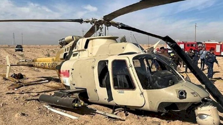    İraqda hərbi helikopter qəzaya uğradı - Polkovnik öldü    