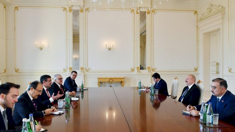    Prezident Əliyev Türkiyənin vitse-prezidentini qəbul etdi   