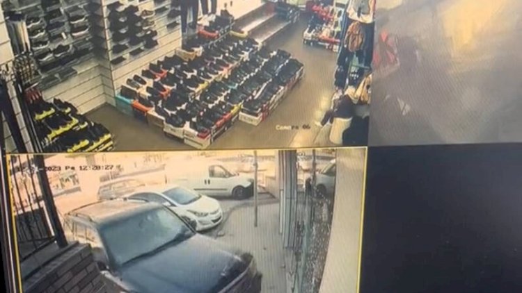    “Toyota” ayaqqabı mağazasına girdi - Video   