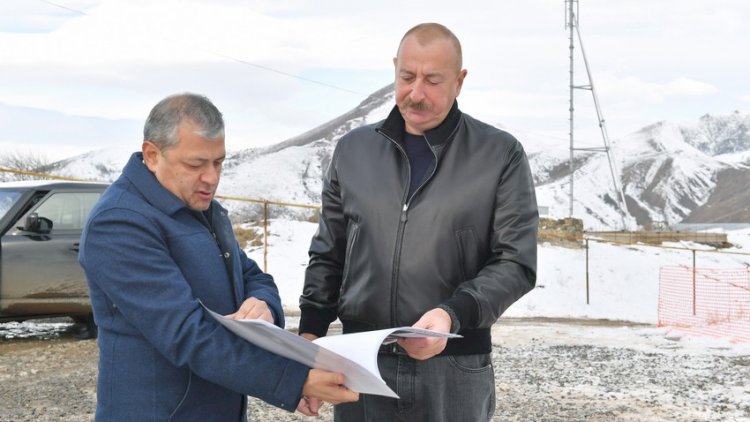    İlham Əliyev Şuşa rayonunun Turşsu qəsəbəsində olub   