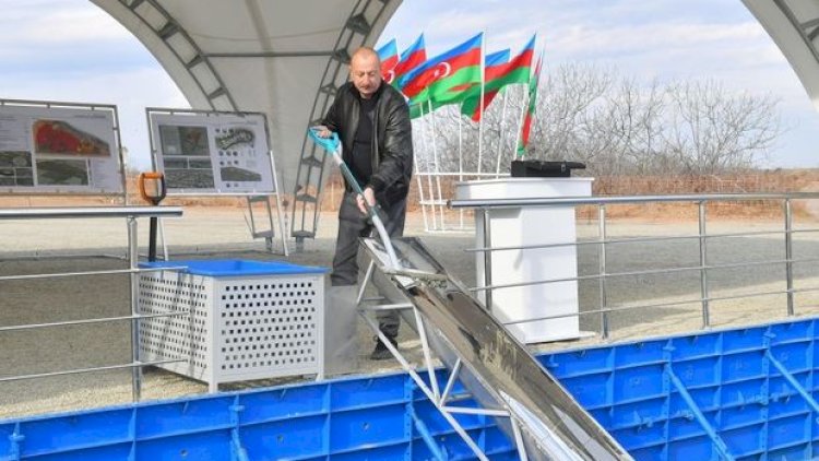    Ağdam rayonunun Baş Qərvənd kəndinin təməli qoyuldu   