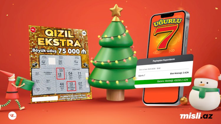   “Azərlotereya” yeni ilə böyük uduşlarla başladı   