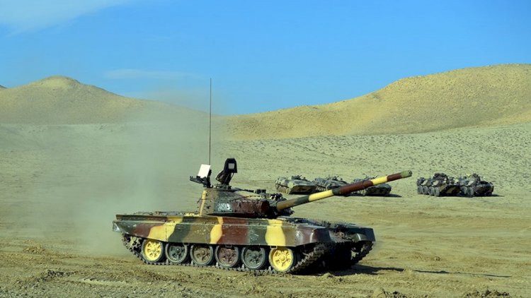    MN: Zirehli texnikalardan atəş hazırlığı üzrə tapşırıqlar yerinə yetirilib   