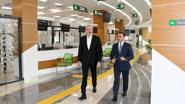   Prezident Lənkəran regional “ASAN xidmət” mərkəzinin AÇILIŞINDA   