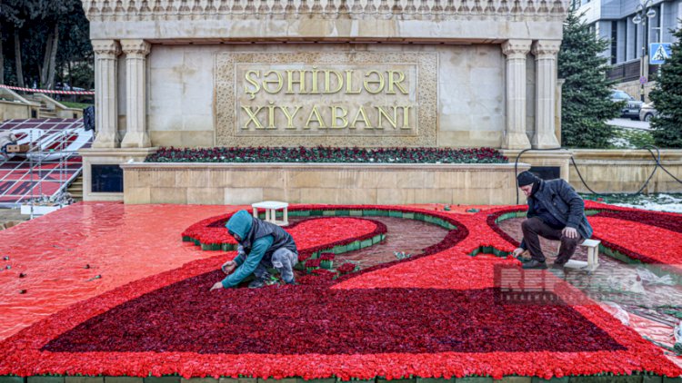   20 Yanvar faciəsinin ildönümü ilə bağlı hazırlıq işlərinə başlanılıb - Fotolar   