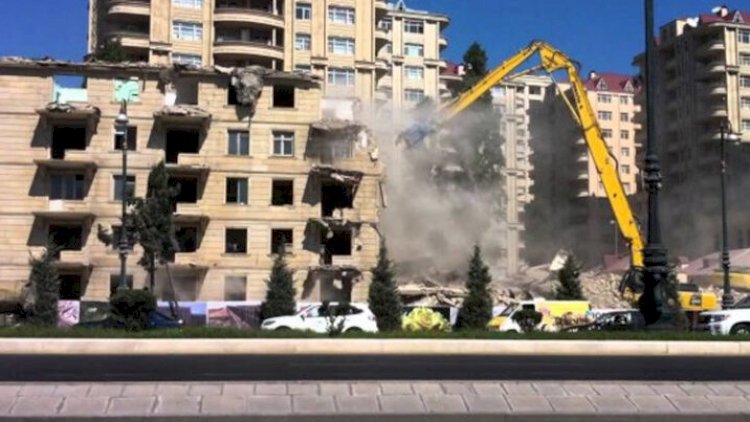    Bu ərazidəki 5 mərtəbələr söküləcək   