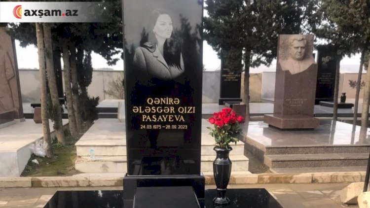    Qənirə Paşayevanın məzarı - Foto   