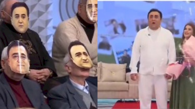    50 yaşlı Elgizə canlı yayımda sürpriz hamını təəccübləndirdi - Video   