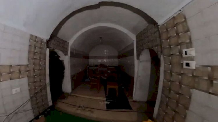    HƏMAS-ın israilli girovları saxladığı yeraltı tunellərin görüntüləri - Video   