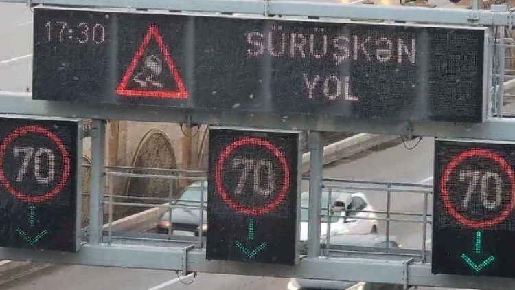    Küləkli və qarlı hava ilə əlaqədar sürücülərə müraciət - Foto   