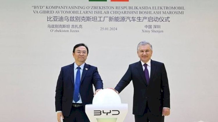    Özbəkistanda elektromobillərin istehsalına başlanıldı - Foto   
