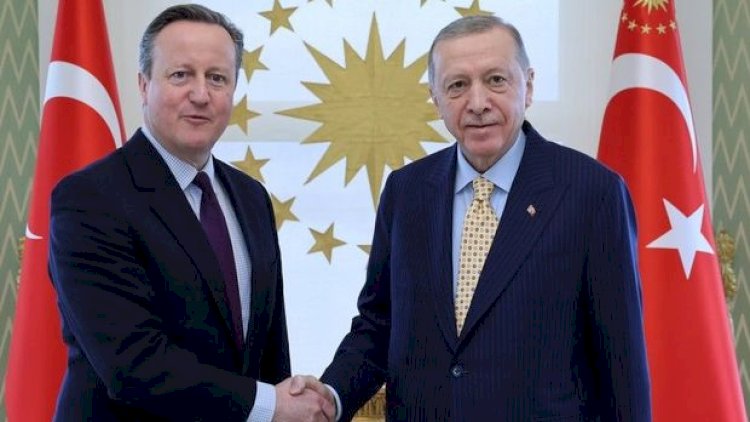    Ərdoğan Britaniya XİN başçısını qəbul etdi   