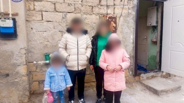    Bir ailənin dörd azyaşlı üzvü sığınacağa yerləşdirildi   