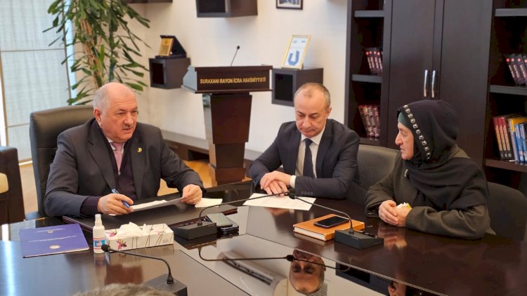    Əziz Əzizov vətəndaşları qəbul etdi: Tapşırıqlar verdi   