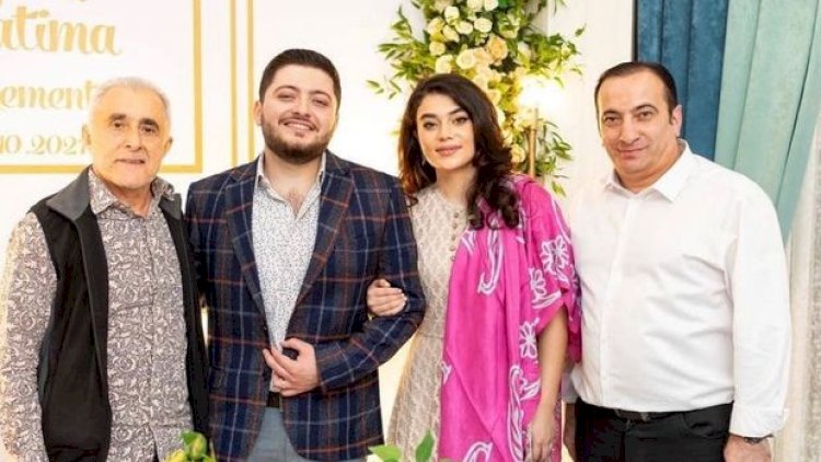    Evlilik ildönümündə övladlarının üzünü göstərdilər - Foto   