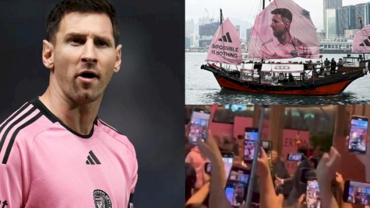    Messi Honq-Konqda belə qarşılandı - FOTOLAR    