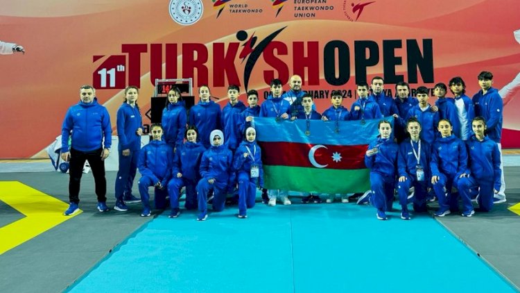    Azərbaycan taekvondoçuları Türkiyədə daha 4 medal qazanıblar   