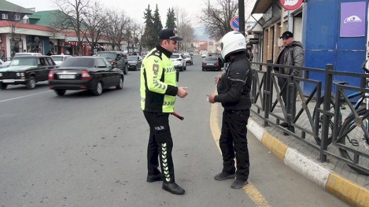    Zaqatalada qaydaları pozan sürücü və piyadalar cəzalandırıldı   