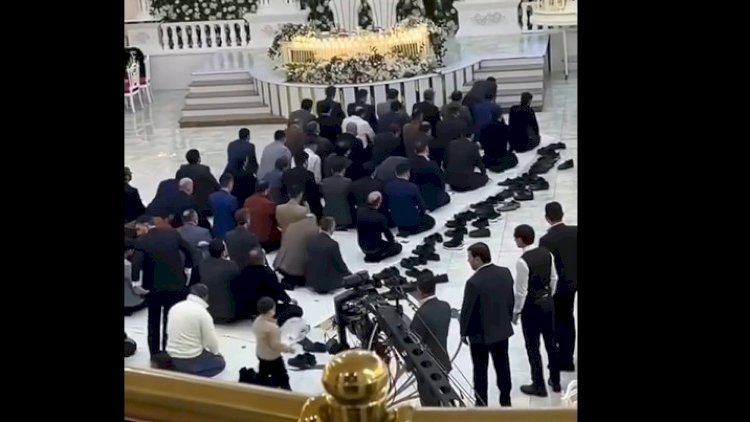    Azərbaycanda toyda namaz qılınması müzakirəyə səbəb oldu - Video   