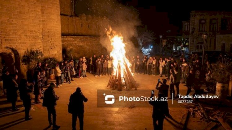    Bakıda keçirilən Novruzun ilk çərşənbəsindən FOTOREPORTAJ   