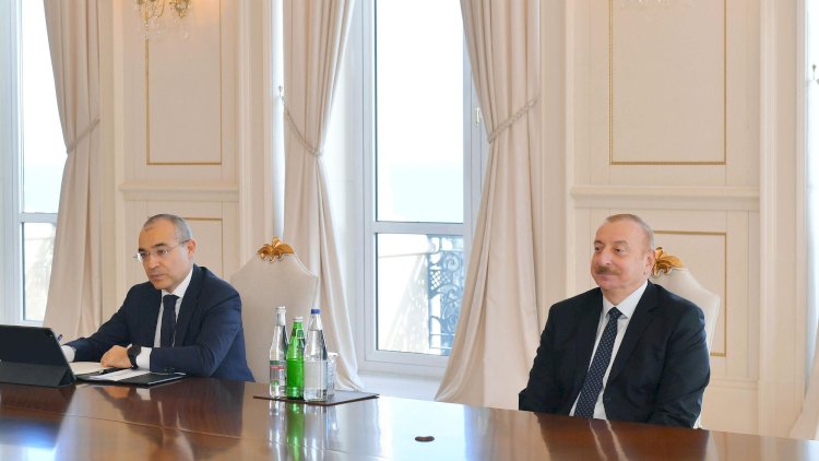    İlham Əliyev almaniyalı qonağı qəbul etdi - FOTO   