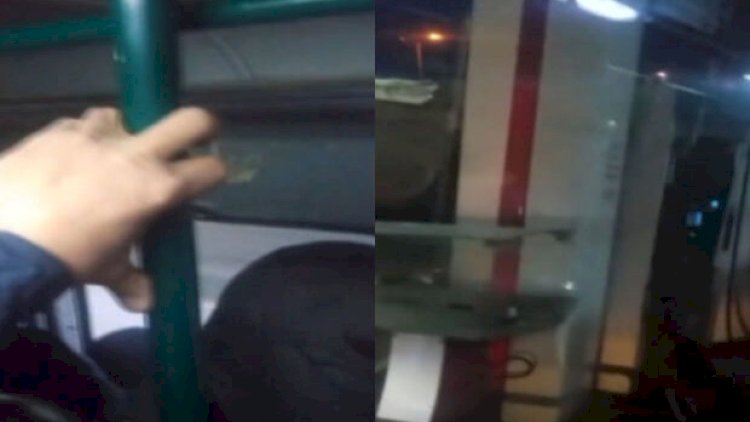    Bakıda avtobus sürücülərindən təhlükəli hərəkət - Video   