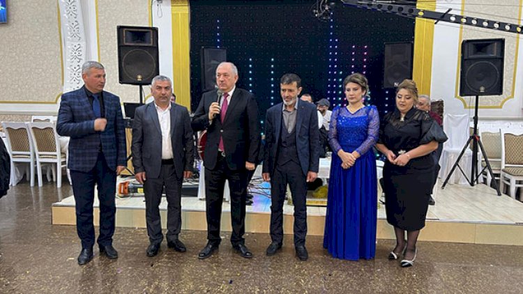   İcra başçısı şəhid qardaşının toyunda - Fotolar    