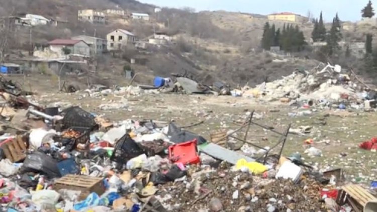    Xankəndidə ermənilərin məhv etdikləri Azərbaycan qəbiristanlığından VİDEOREPORTAJ   