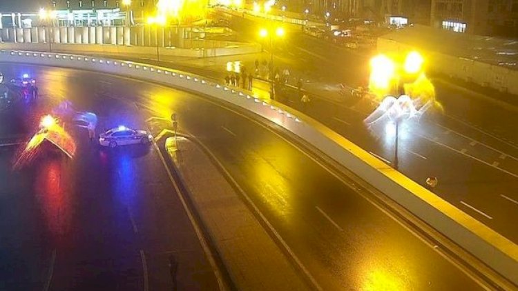    Paytaxtın bir sıra yollarında məhdudiyyət tətbiq edildi - Fotolar   