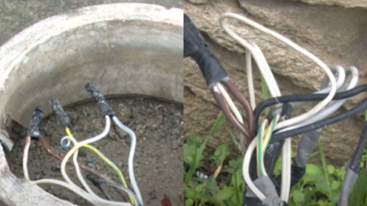    Bakıda TƏHLÜKƏ: Açıq qalan elektrik xətləri - VİDEO   