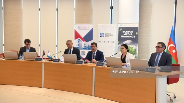    COP29-u işıqlandıracaq jurnalistlər üçün təlim keçirildi   