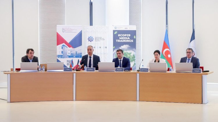    “Dayanıqlı inkişaf və iqlim dəyişikliyi media perspektivində” mövzusunda təlim   