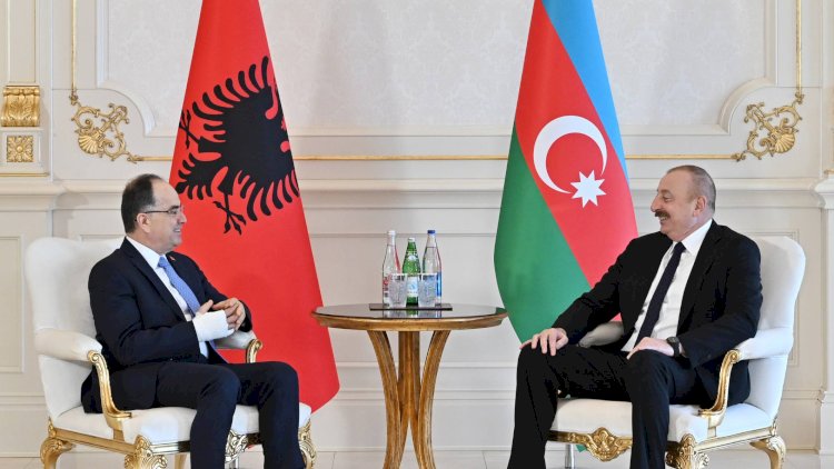    İlham Əliyev Albaniya Prezidenti ilə görüşdü    