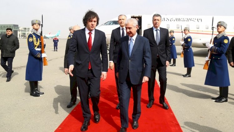    Gürcüstanın Baş naziri Bakıya gəldi    