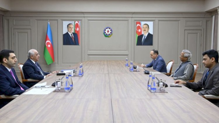   Əli Əsədov Nobel sülh mükafatı laureatı Məhəmməd Yunusla görüşdü   