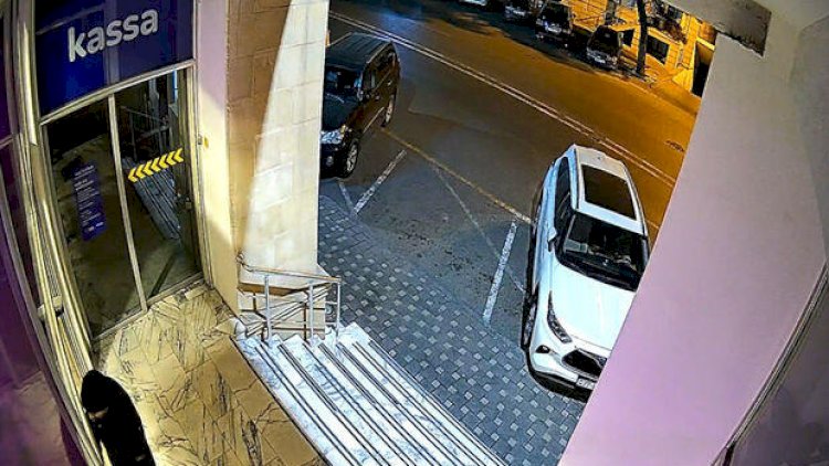    Bakıda keçmiş məhkum bank yarmaq istədi - ANBAAN VİDEO   