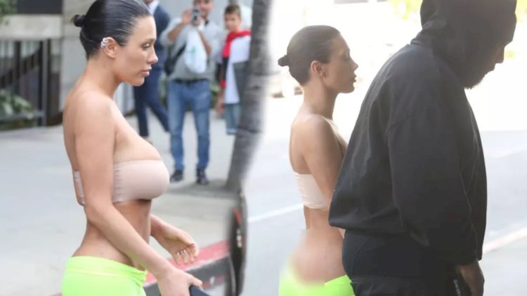    Kanye Uestin arvadı bu dəfə kolqotkasını aşağı endirib küçədə gəzdi   
