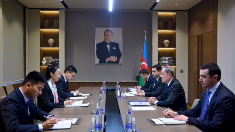    Ceyhun Bayramov Çinin Azərbaycandakı səfirini qəbul etdi   