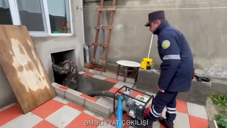    Naxçıvanda evləri su basdı - VİDEO    
