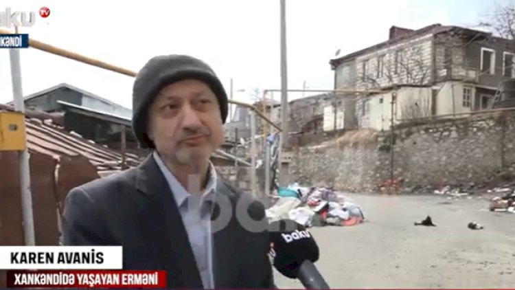    Xankəndidə yaşayan erməni azərbaycanca danışdı   - VİDEO