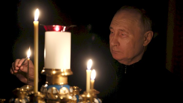    Putin qurbanların xatirəsinə şam yandırdı -Video   