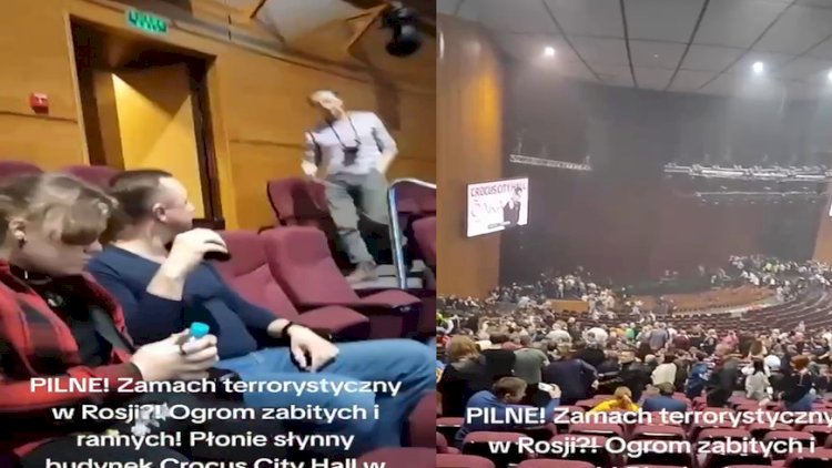    Crocus City Hall terrorundan dəqiqələr öncə çəkilən bu VİDEO müzakirələrə səbəb oldu -   ŞOK DETALLAR