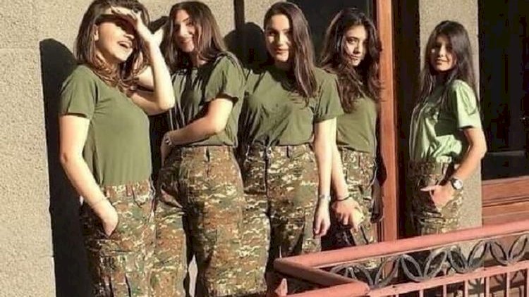    Ermənistan sərhədə qadınları yığır   