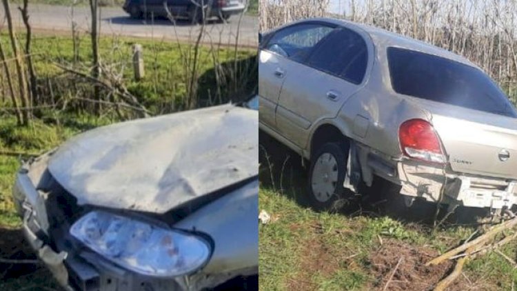    Cəlilabadda avtomobil ağaca çırpıldı: Xəsarət alan var - Fotolar   