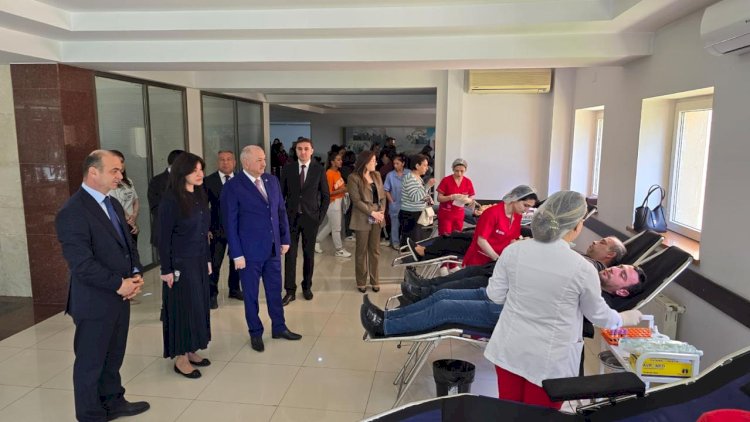    Suraxanıda növbəti qanvermə aksiyası keçirildi - FOTLAR    