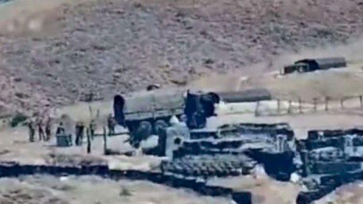    Ermənistan Azərbaycanla şərti sərhədə yeni hərbi qüvvələr yığır - Video   