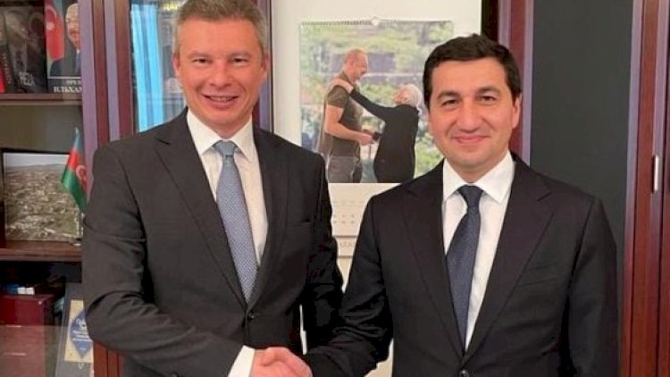   Hikmət Hacıyev Ukraynanın Azərbaycandakı səfiri ilə görüşdü   