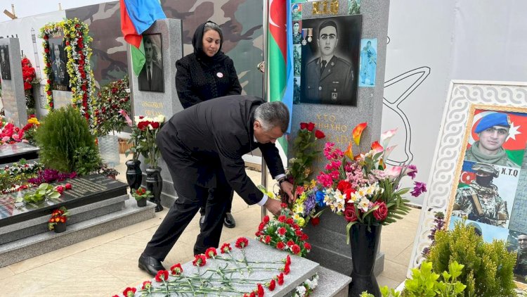    Abşeron rayonunda Ramazan bayramında şəhidlərimiz ziyarət edilib   