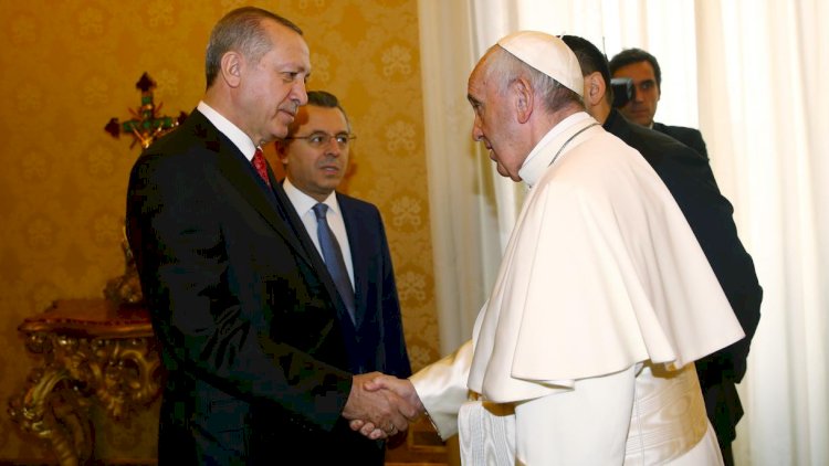    Ərdoğan Fələstinə görə Roma Papasına məktub göndərdi    